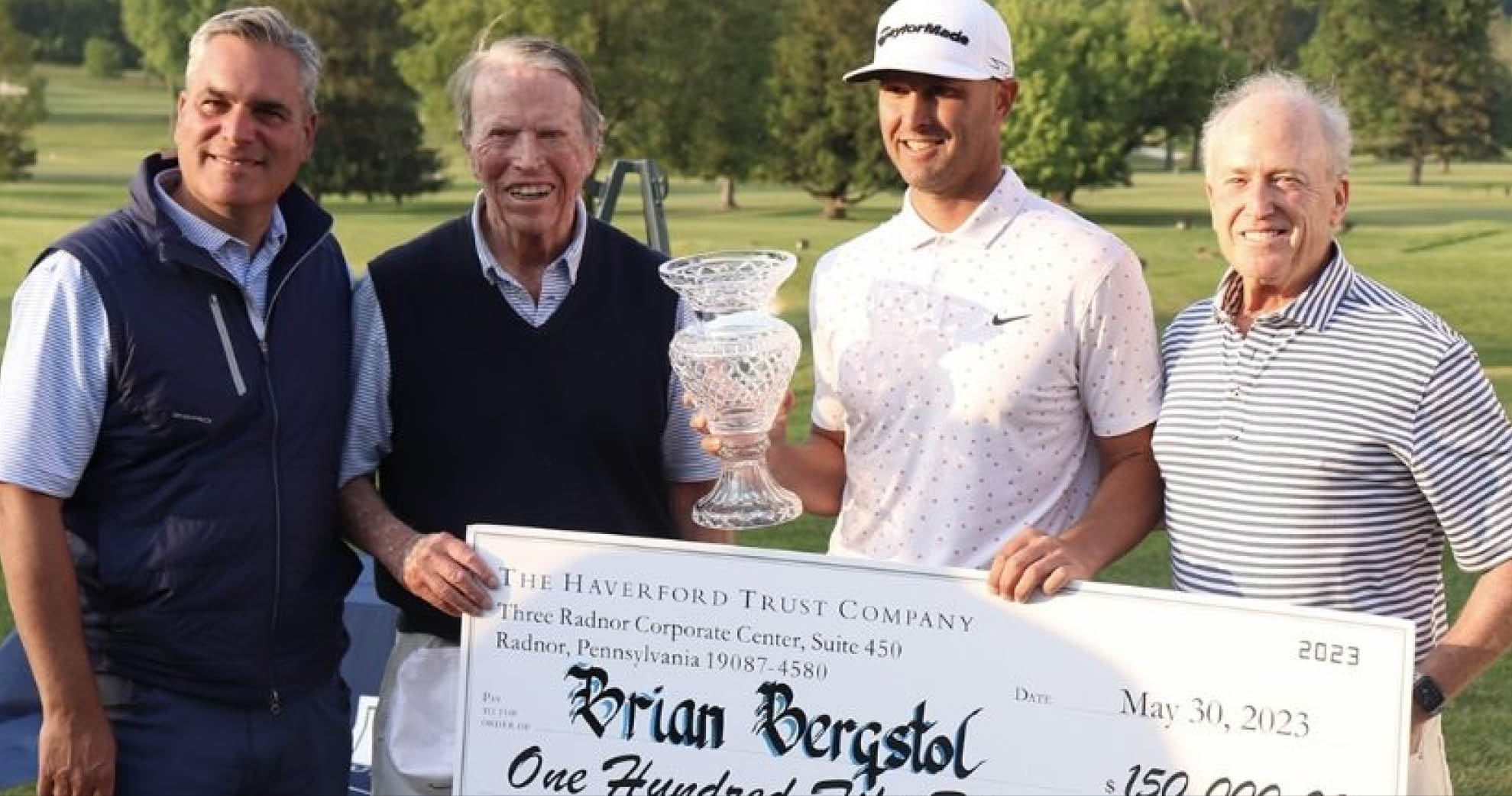 PGA Member Brian Bergstol Wins 25th Haverford Philadelphia PGA Classic and $150,000 Prize in Sudden Death Playoff