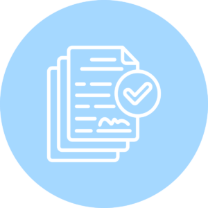 Estate planning documents icon