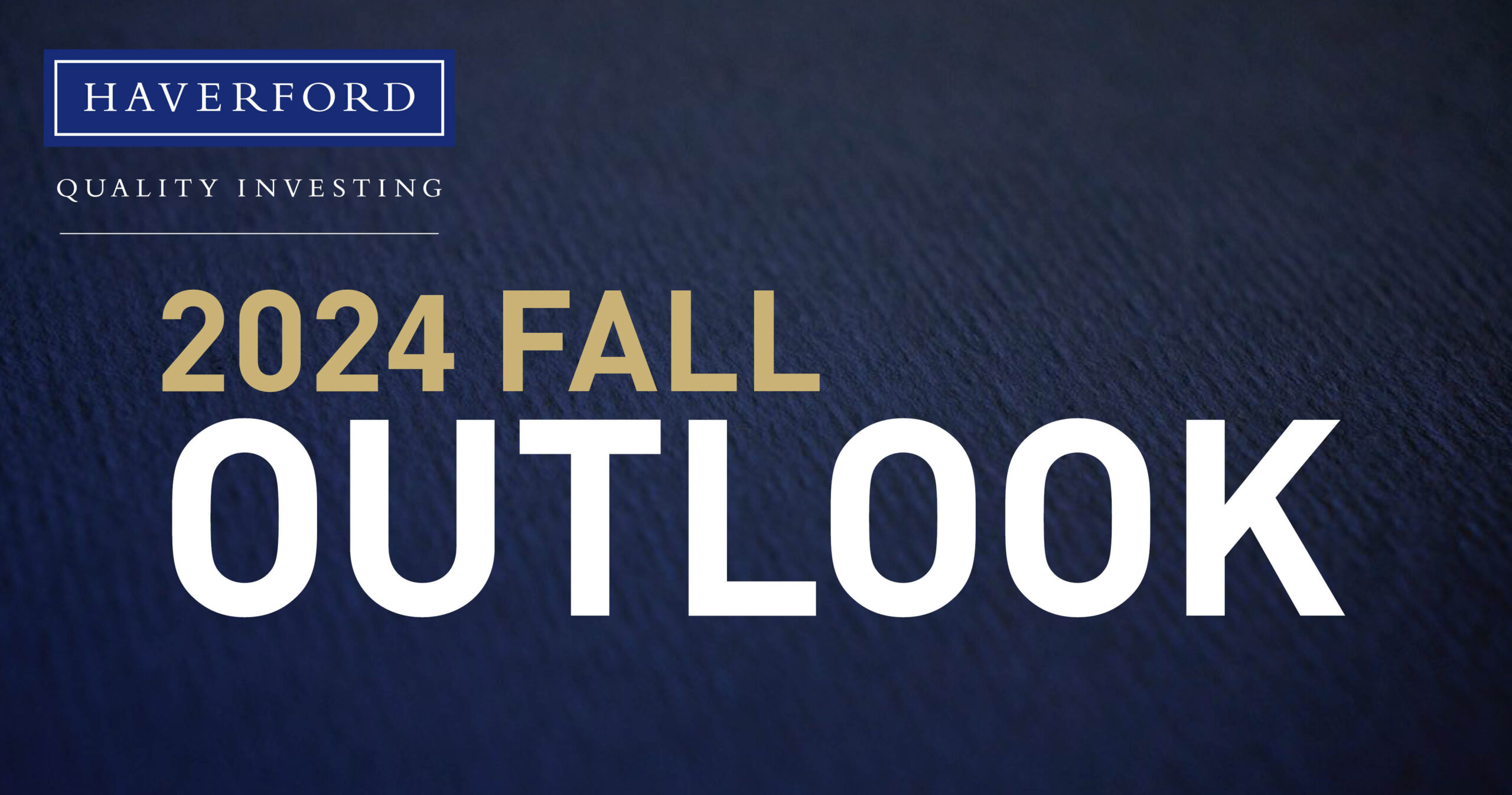 2024 Fall Outlook