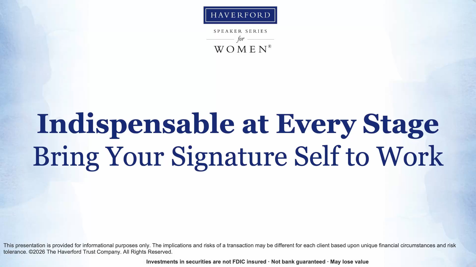 Bring Your Signature Self to Work